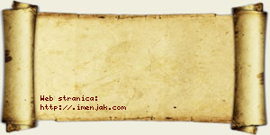 Tina Peković vizit kartica